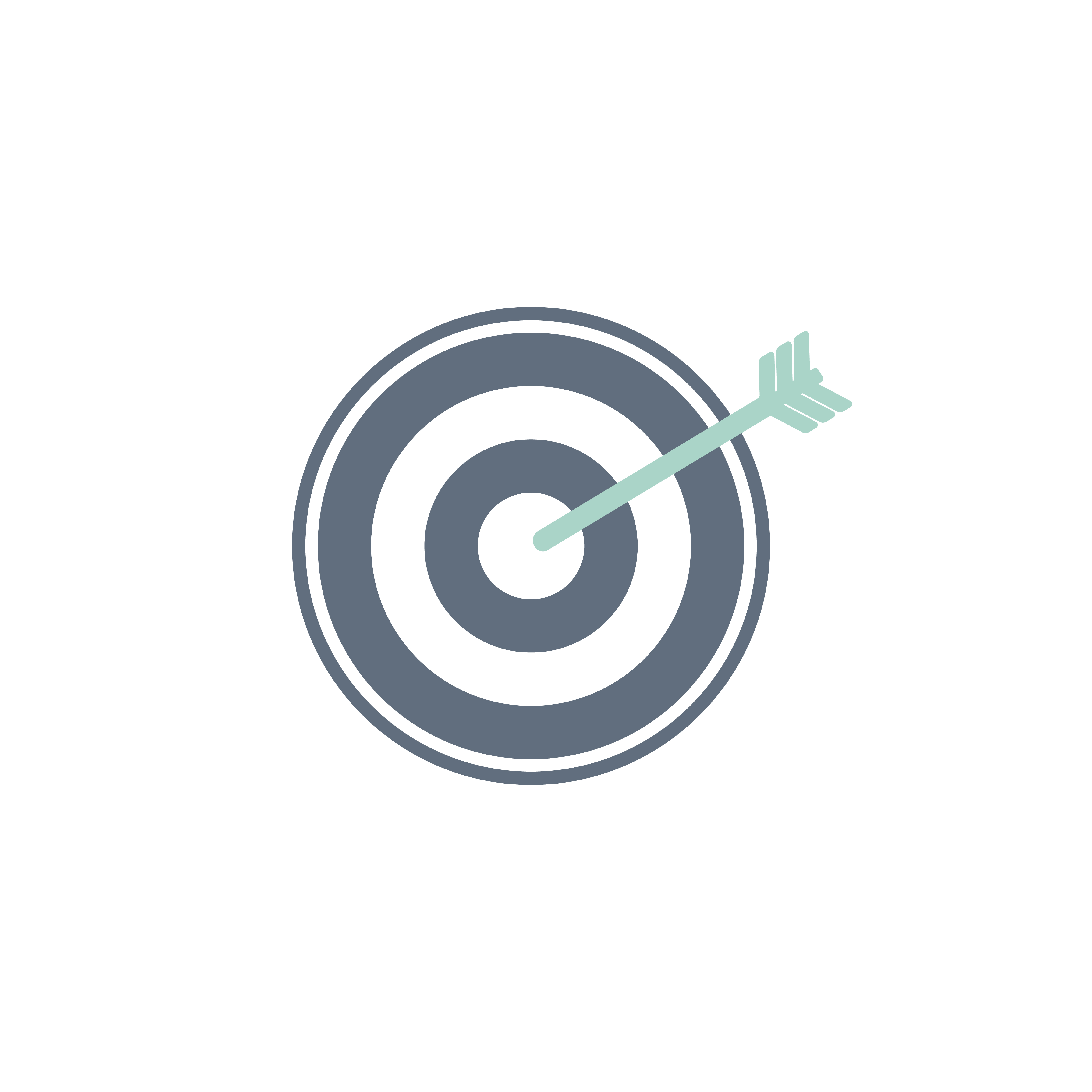 Illustration of business target icon Illustration of business target icon